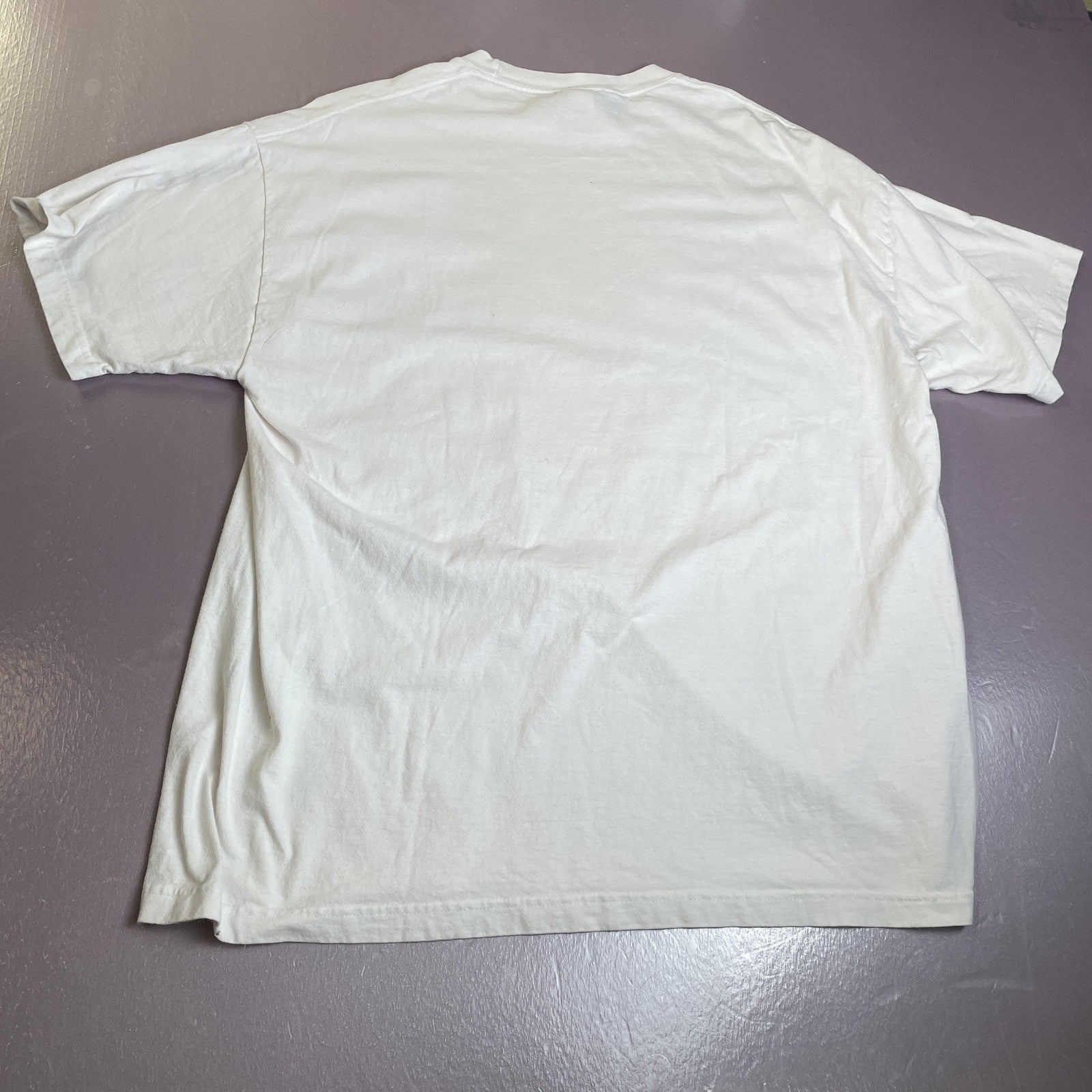 M&M's Shirt Mens 2XL White Green Character Graphic T-Shirt Tee Candy Mascot