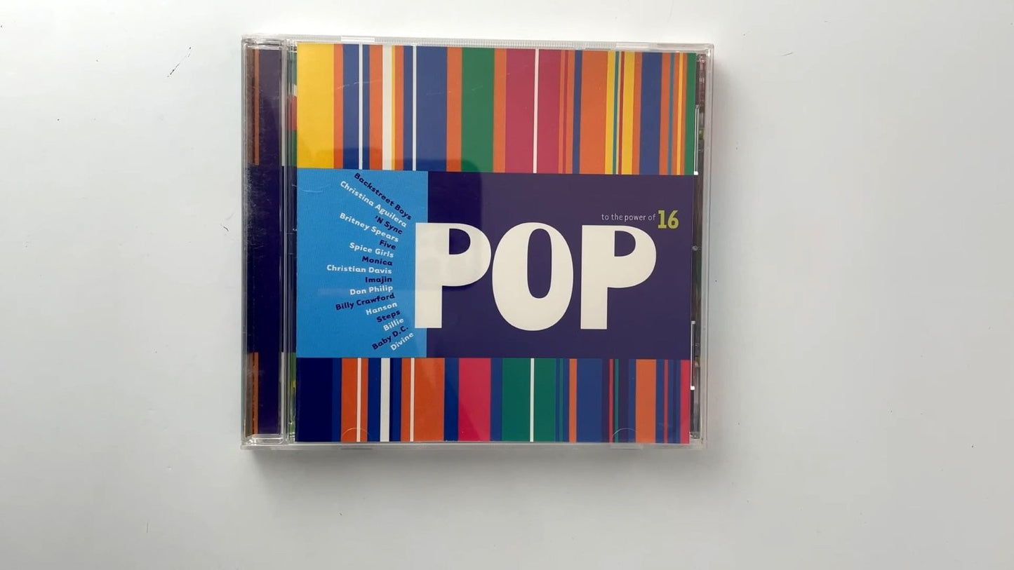 Various Artists - Pop to the Power of 16 CD 1999 Compilation Pop Rhino