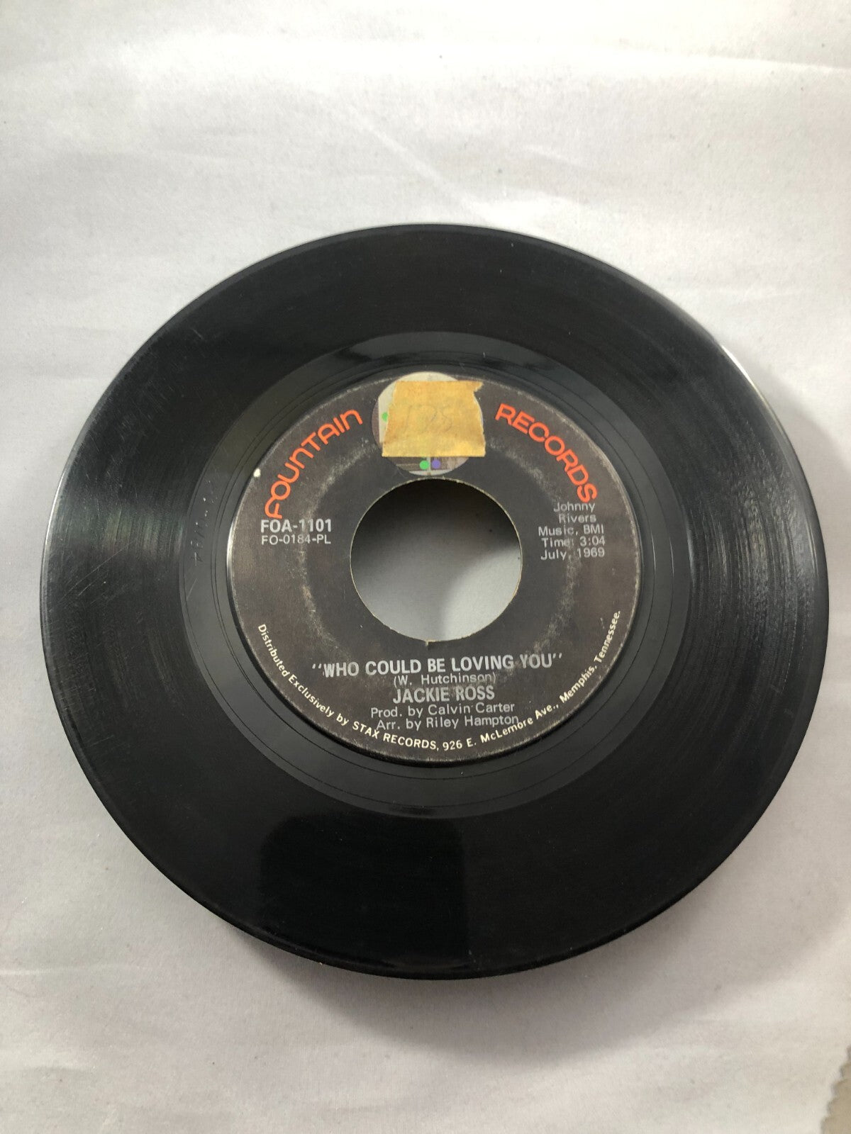 Jackie Ross – Don't Change Your Mind / Who Could Be Loving You 45 RPM RECORD G
