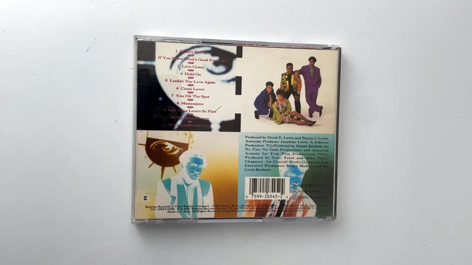 Atlantic Starr - Love Crazy CD 1991 R&B Soul Reprise Records