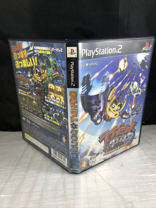 Ratchet & Clank 3 No Manual SONY PS2 Japanese Import US Seller Up Your