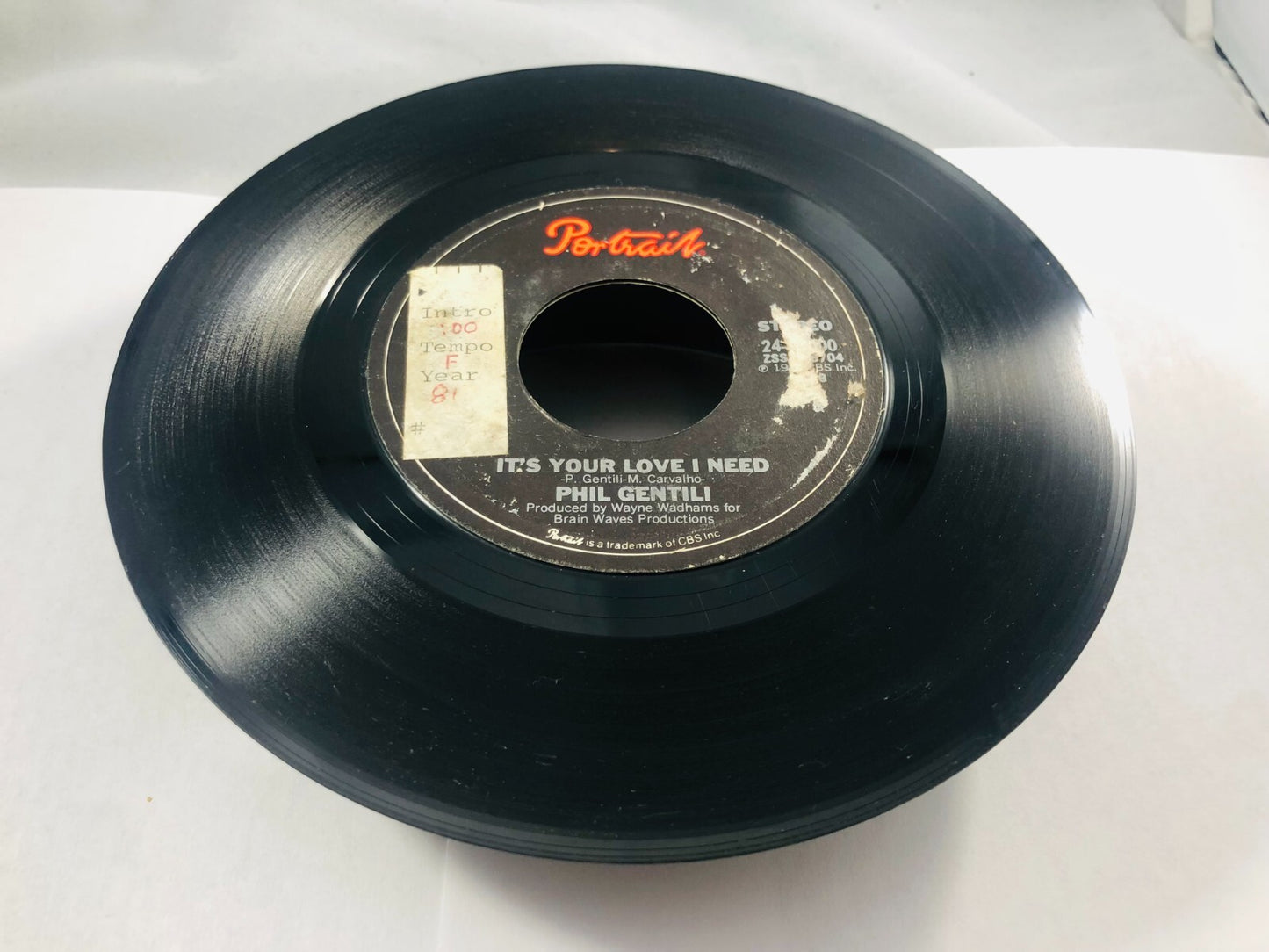 Phil Gentili - Mama Lied / It's Your Love I Need 7" VG+ Vinyl 24-02400 USA 1981