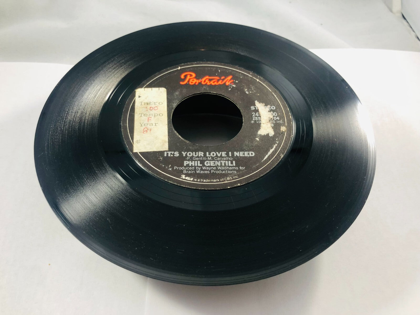 Phil Gentili - Mama Lied / It's Your Love I Need 7" VG+ Vinyl 24-02400 USA 1981