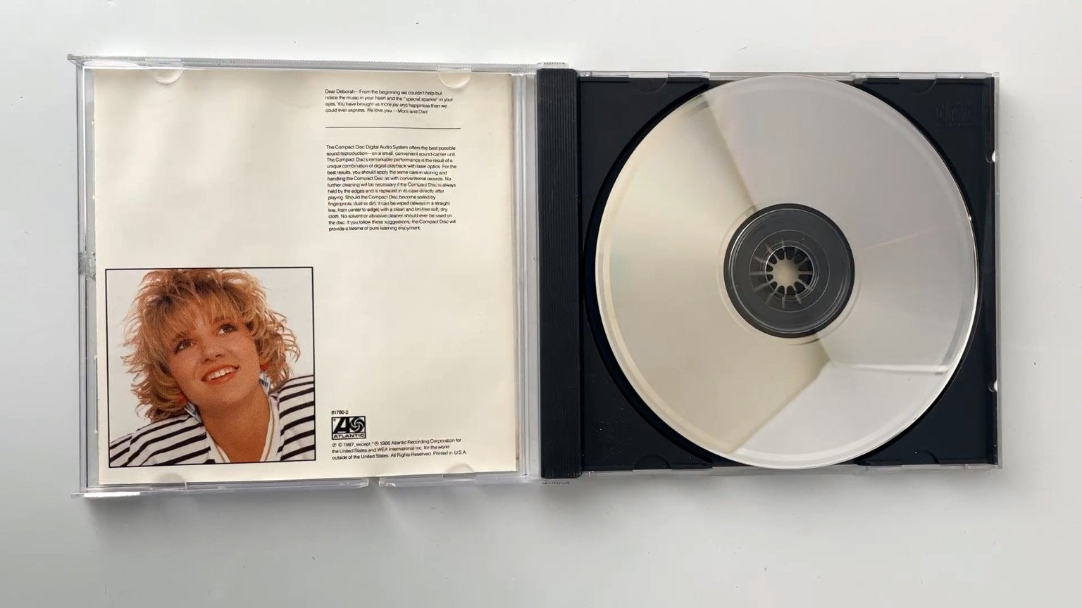 Debbie Gibson - Out of the Blue CD 1987 Pop Atlantic 81780-2