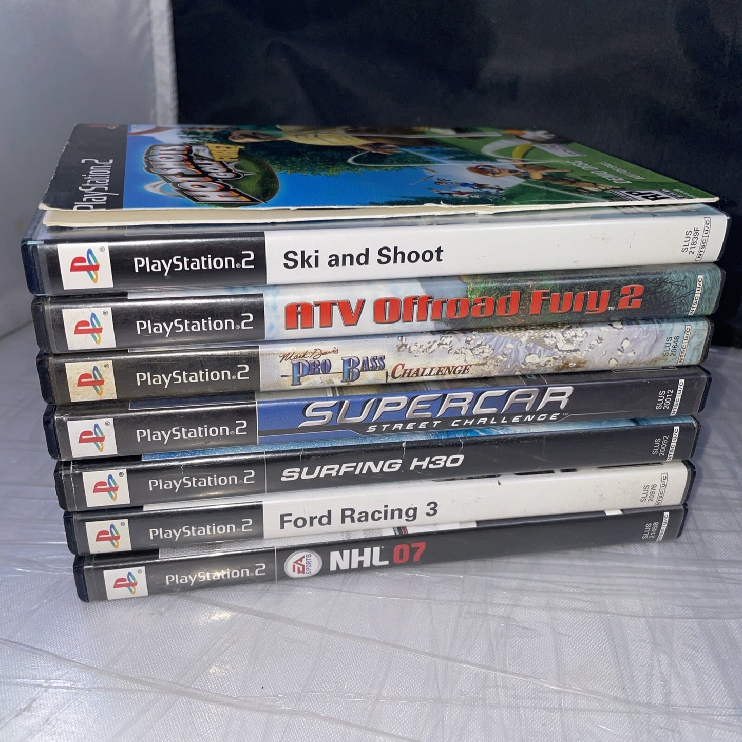 PS2 Game Lot Of 7 Sports Racing Games Most CIB Vintage Untested Lot 1 Demo
