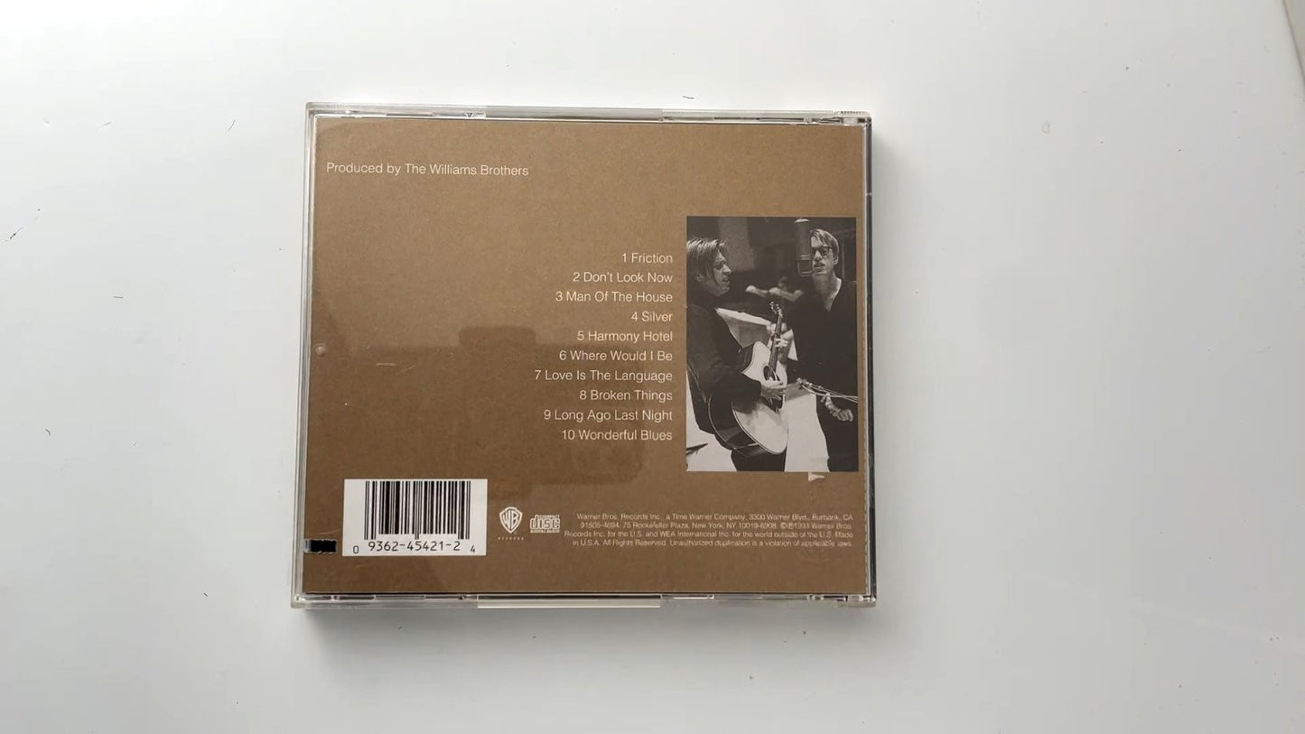 The Williams Brothers - Harmony Hotel CD 1993 Warner Bros. Pop Rock