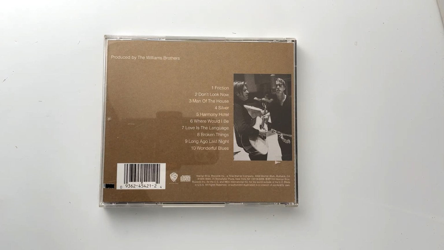 The Williams Brothers - Harmony Hotel CD 1993 Warner Bros. Pop Rock