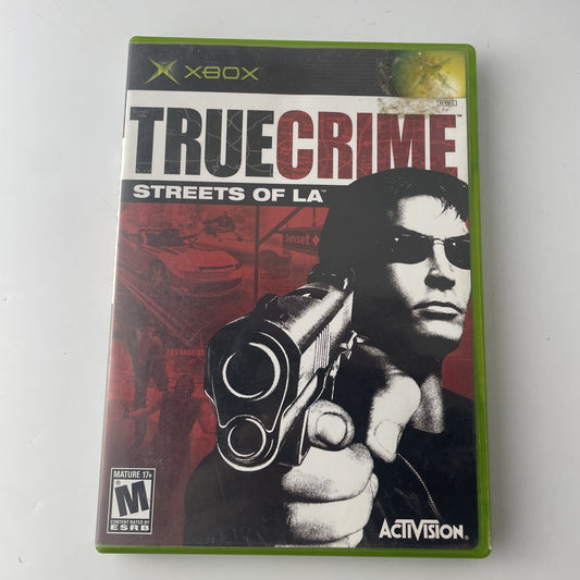 True Crime: Streets Of LA (Original Xbox) Black Label CIB COMPLETE & TESTED