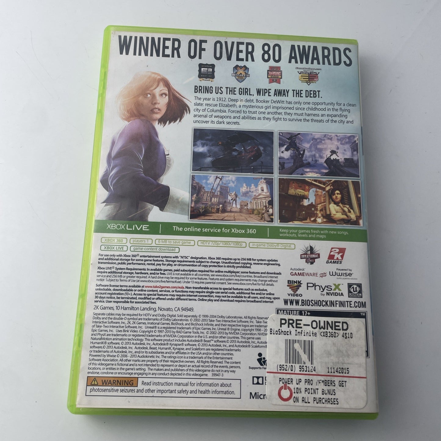 Bioshock Infinite | Microsoft Xbox 360 | CIB Complete Tested