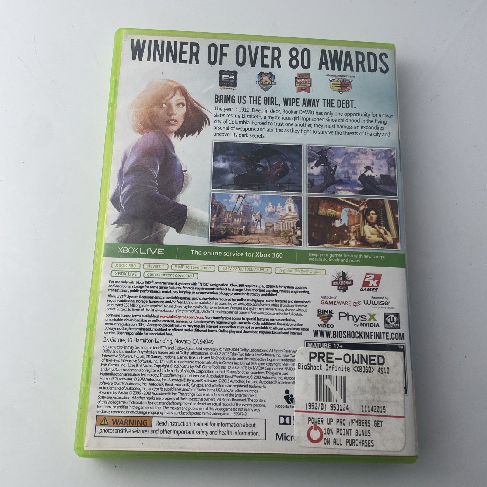 Bioshock Infinite | Microsoft Xbox 360 | CIB Complete Tested