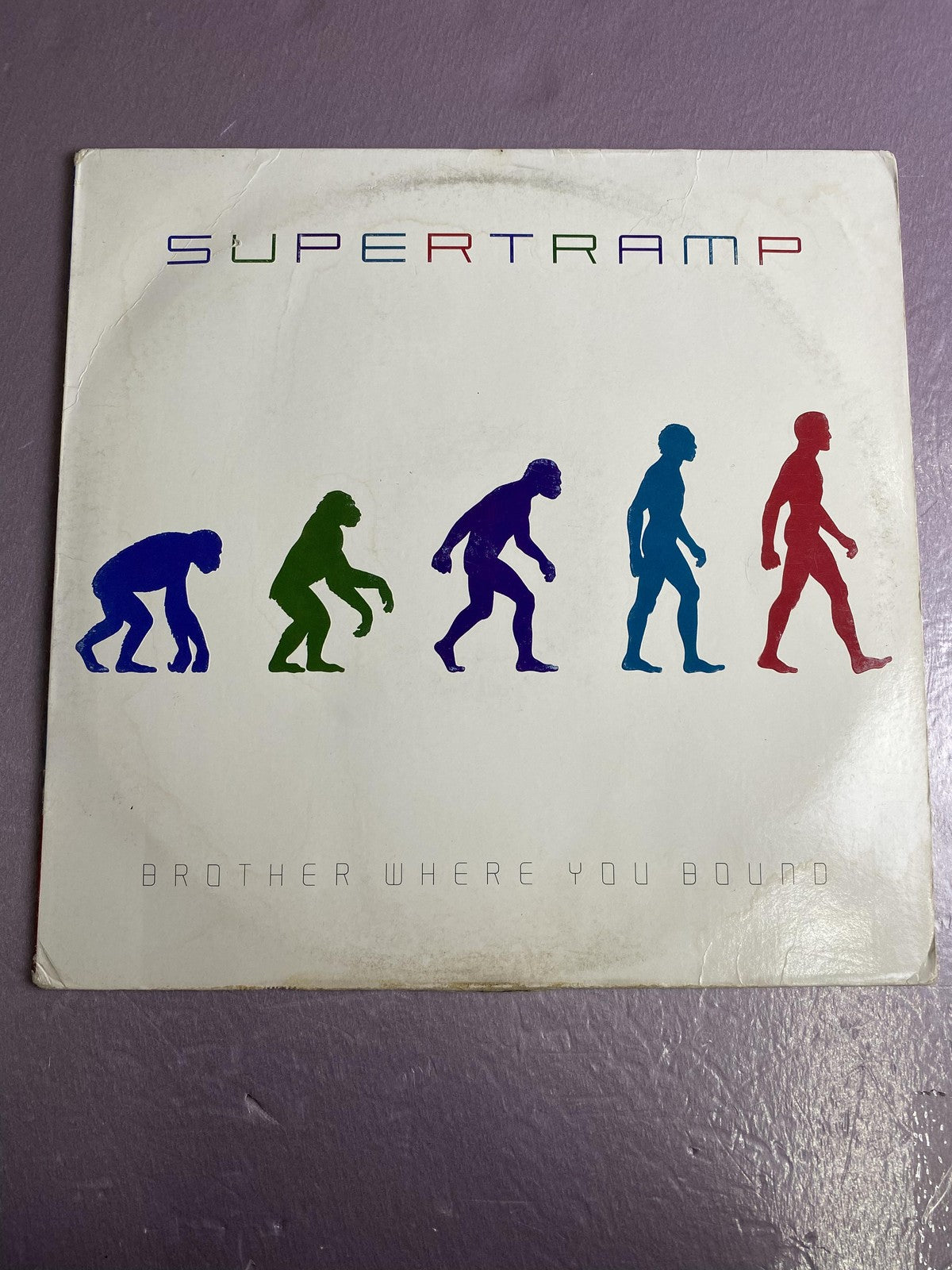 Vintage Supertramp Brother Where You Bound Black Vinyl LP 1985 A&M Prog Rock Pop
