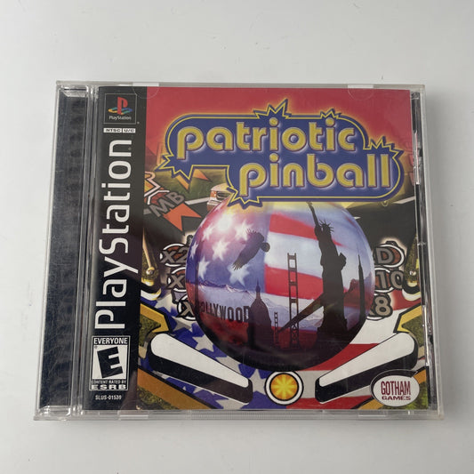 Patriotic Pinball (Playstation 1) PS1 Complete CIB Very Good Condition