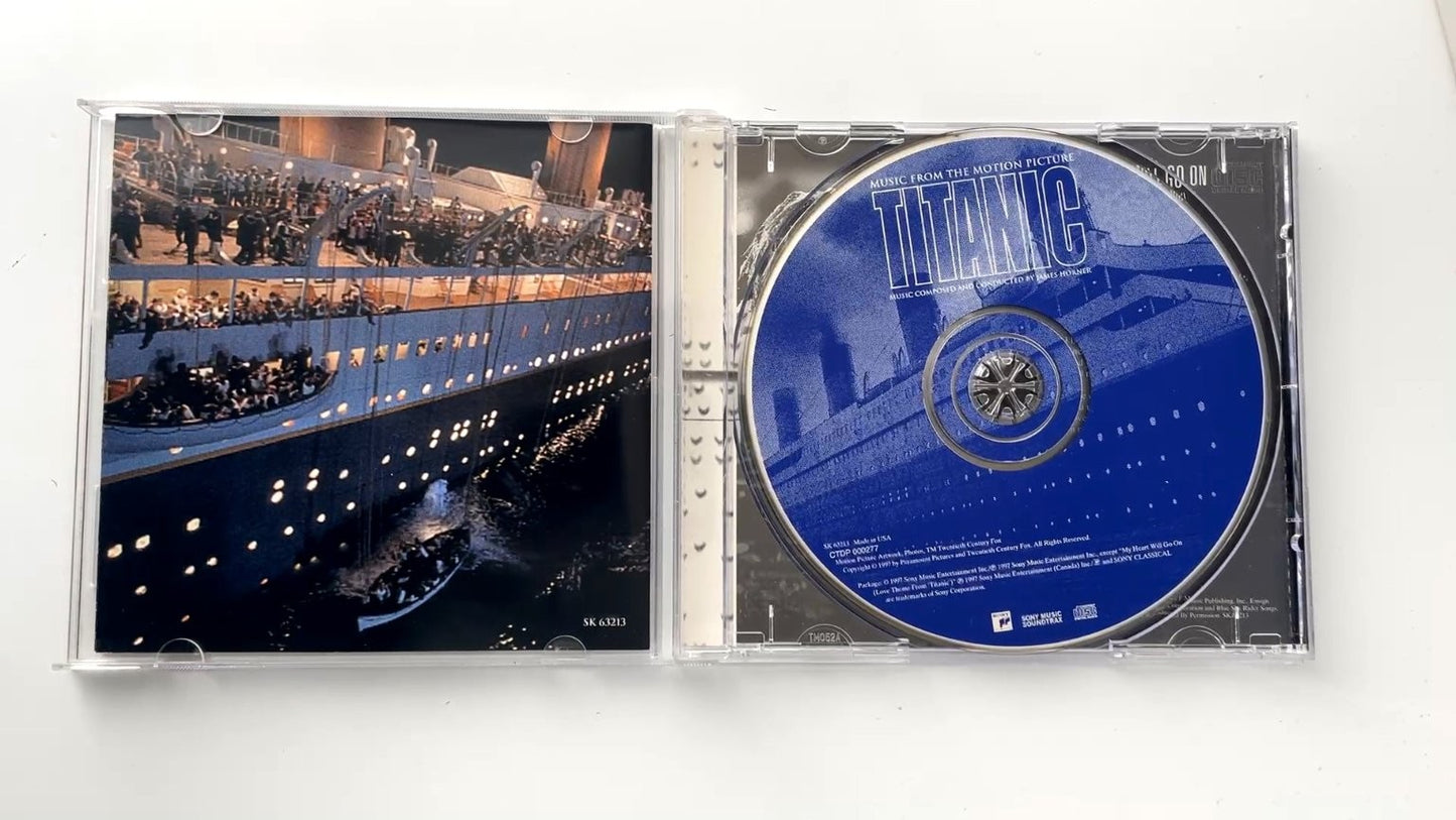James Horner - Titanic Music From Motion Picture CD 1997 Sony Classical