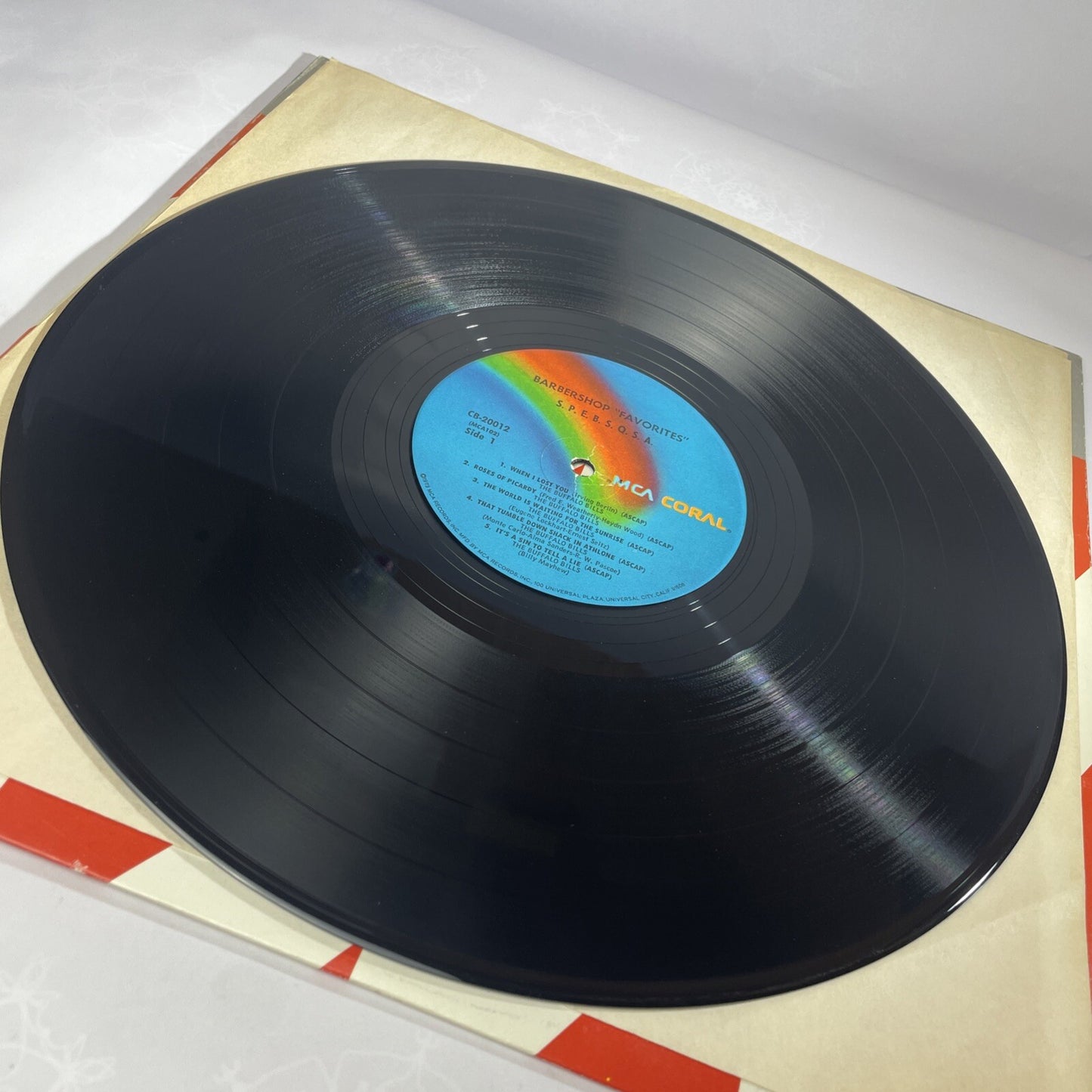 Buffalo Bills/Schmitt Brothers – Barbershop Favourites VINYL LP RECORD - VG