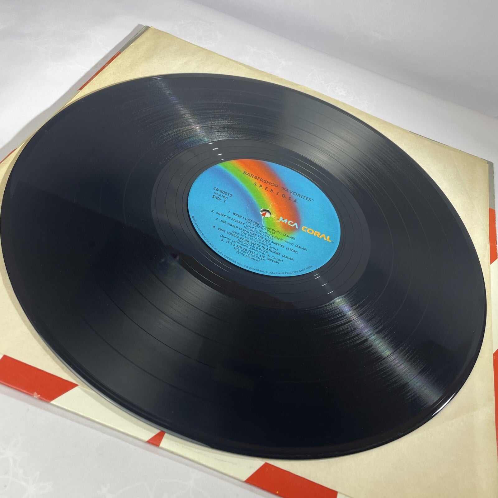 Buffalo Bills/Schmitt Brothers – Barbershop Favourites VINYL LP RECORD - VG