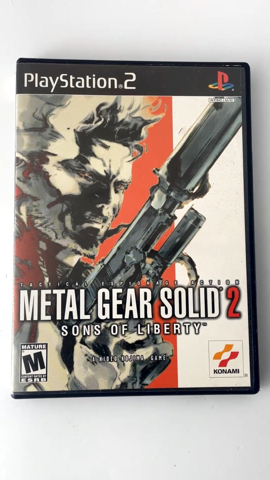 Metal Gear Solid 2 Sons of Liberty PlayStation 2 Video Game