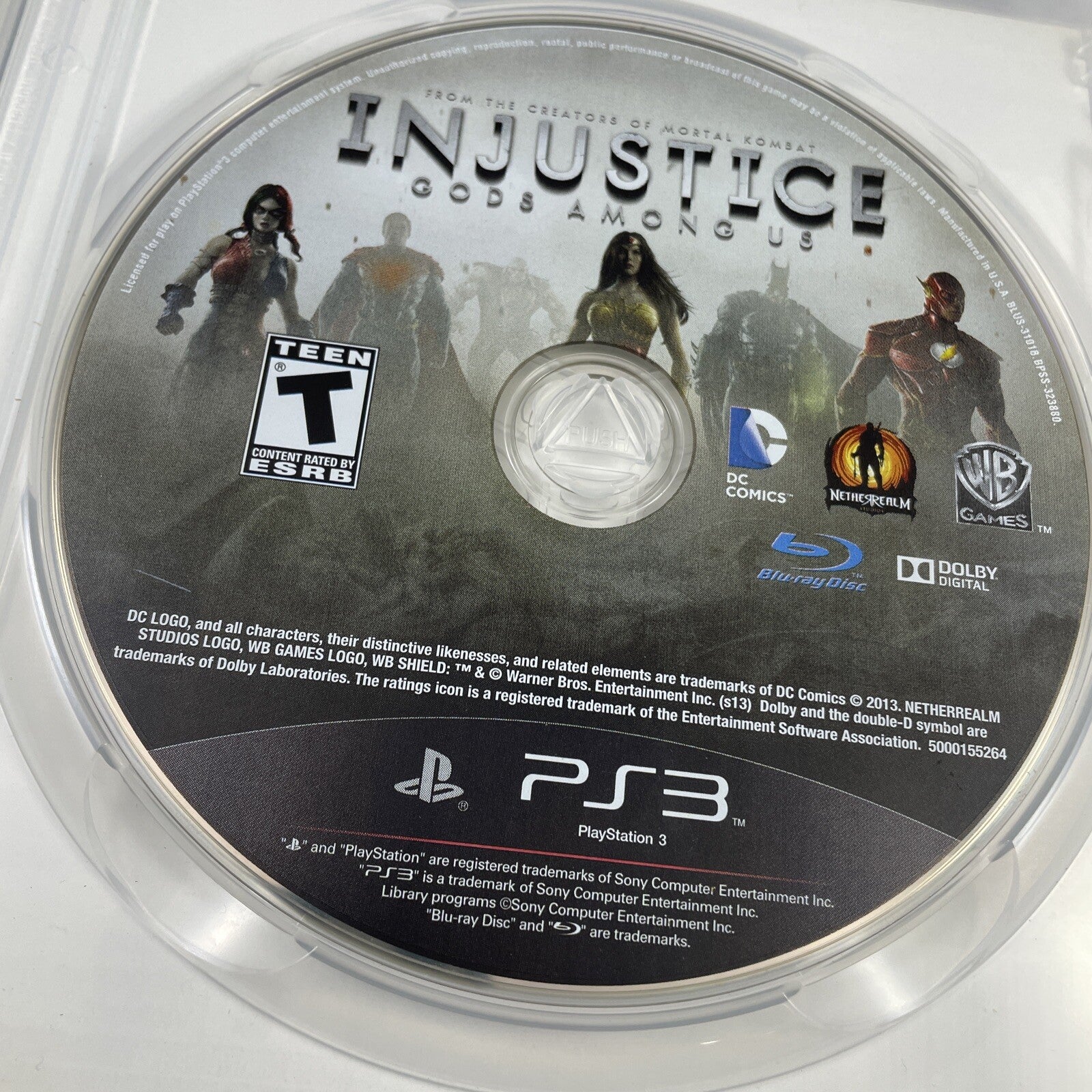 Injustice: Gods Among Us (Sony PlayStation 3) PS3 Game with Manual - Complete!