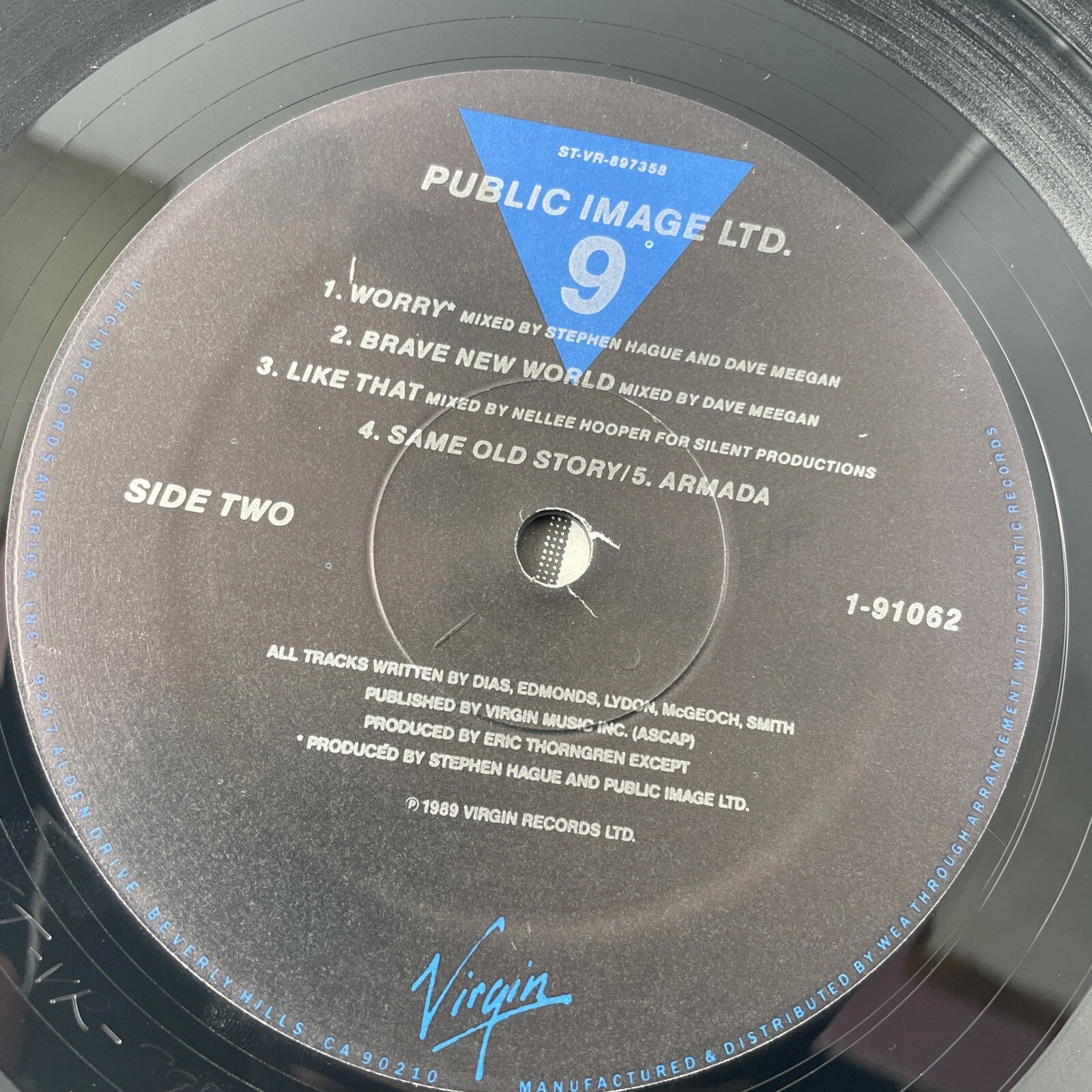 RARE Public Image Limited PIL 9 Album Vinyl Record Punk Post-Punk