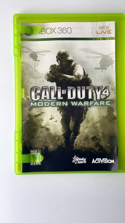 Call of Duty 4 Modern Warfare Xbox 360 Video Game Multiplayer