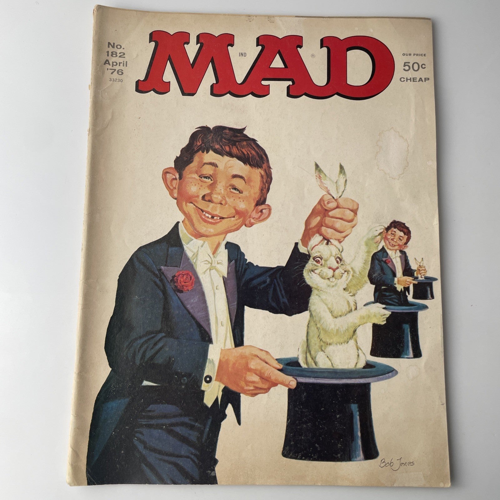 MAD Magazine, No 182, April 1976 Good Times The Godfather Jaws, Towering Inferno