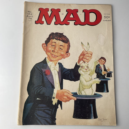 MAD Magazine, No 182, April 1976 Good Times The Godfather Jaws, Towering Inferno