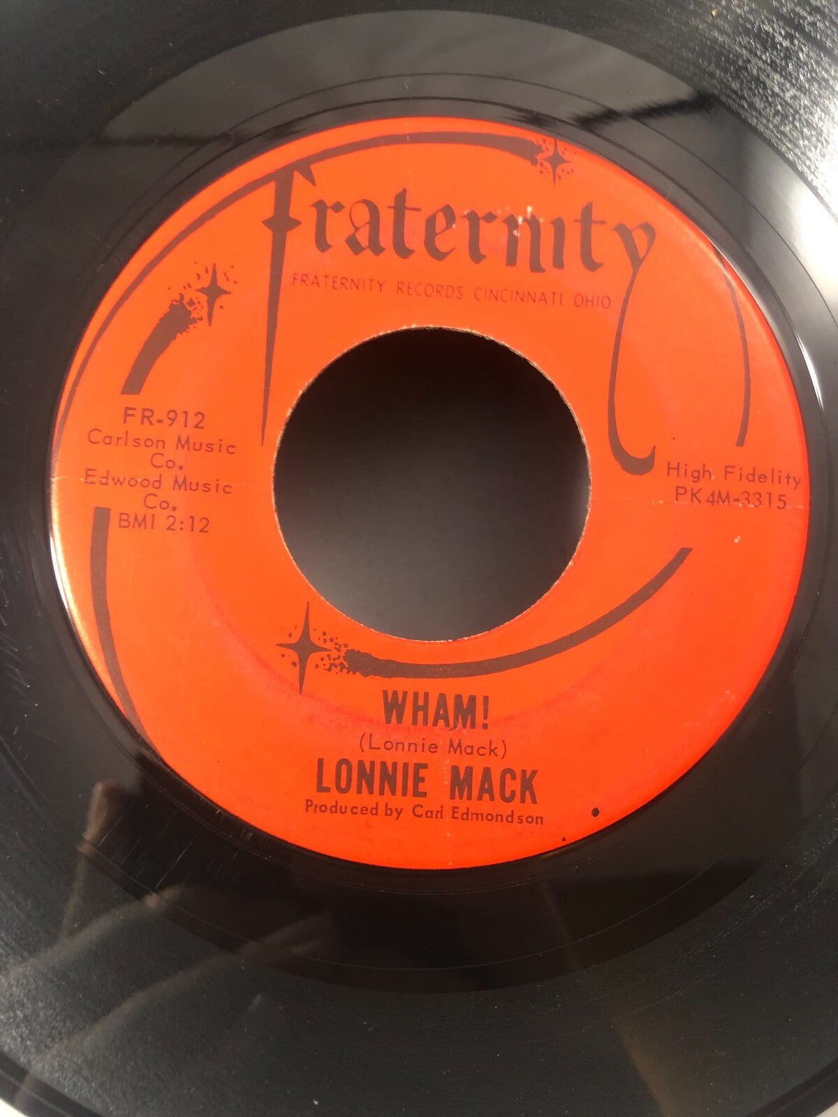 Lonnie Mack Suzie Q / Wham! 45 Rock a4 Fraternity records VG
