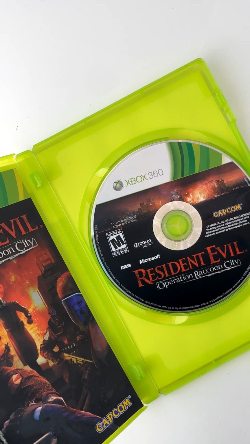 Resident Evil Operation Raccoon City Xbox 360 CIB HORROR ZOMBIE CIB TESTED