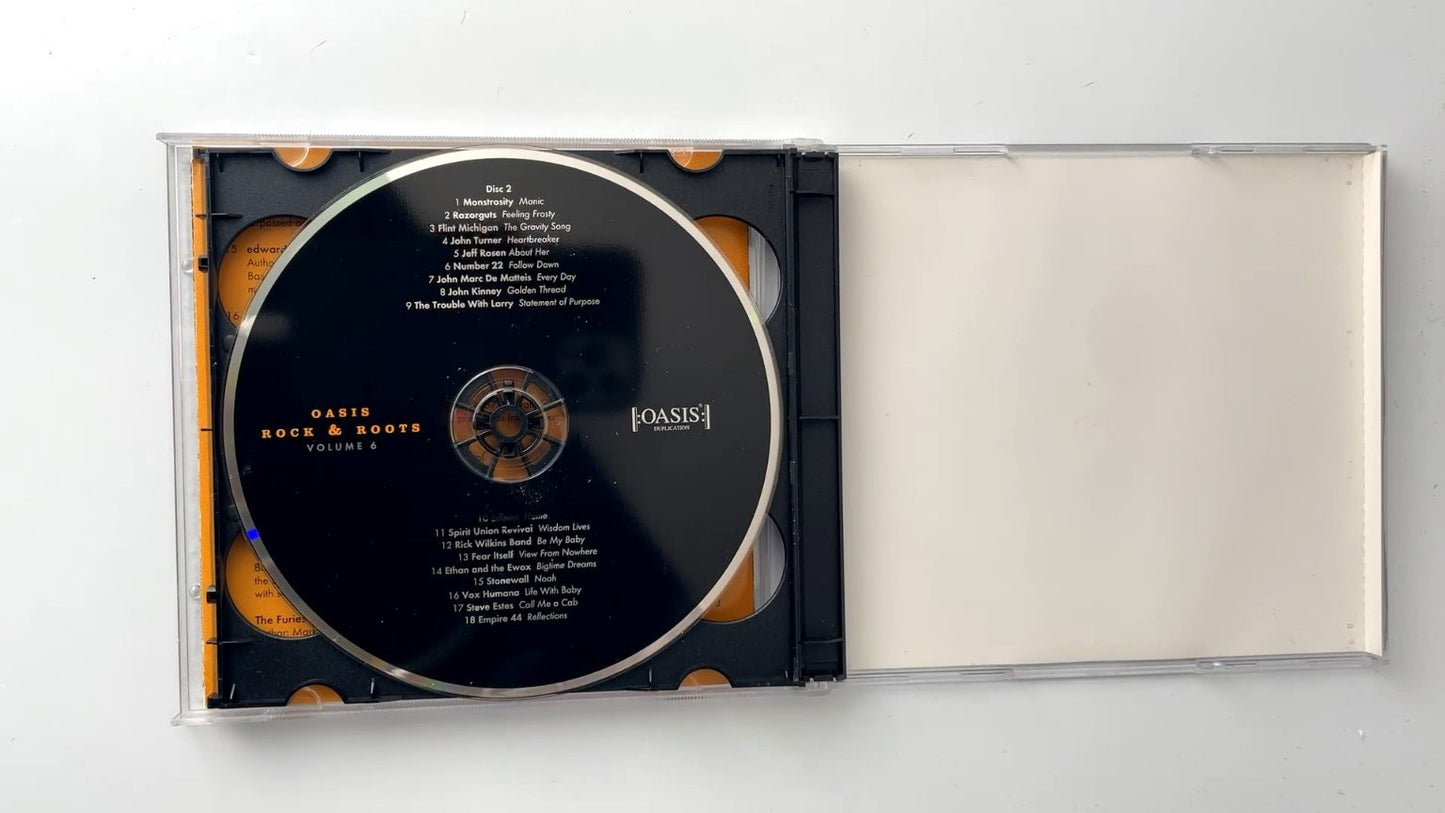 Oasis Rock Volume 6 2CD 1997 Rock Compilation Oasis Duplication