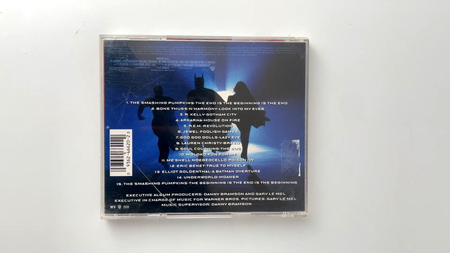 Batman & Robin Soundtrack CD 1997 Various Artists Rock Pop Warner Bros