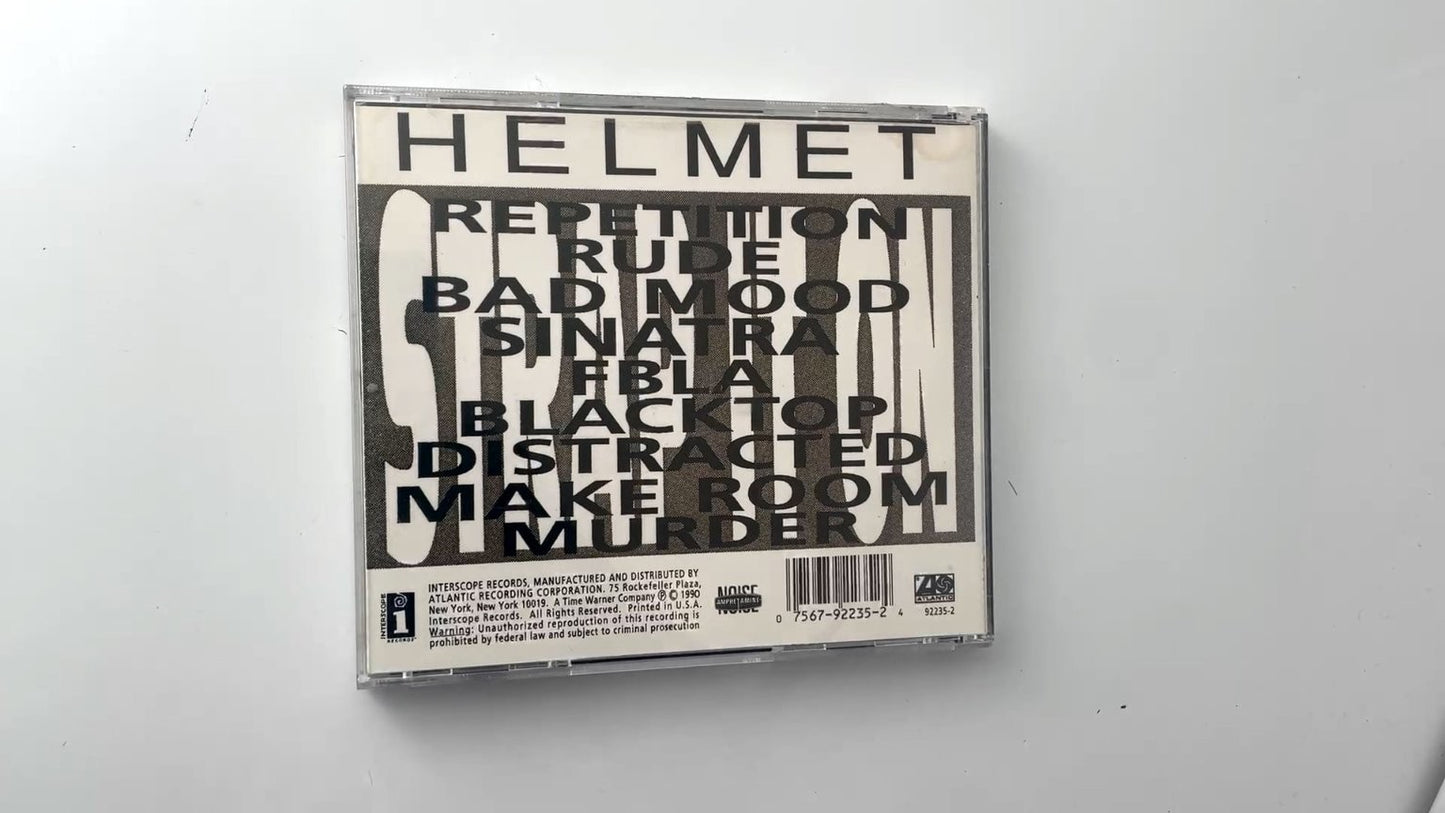 Helmet - Strap It On CD 1990 Alternative Metal Noise Records