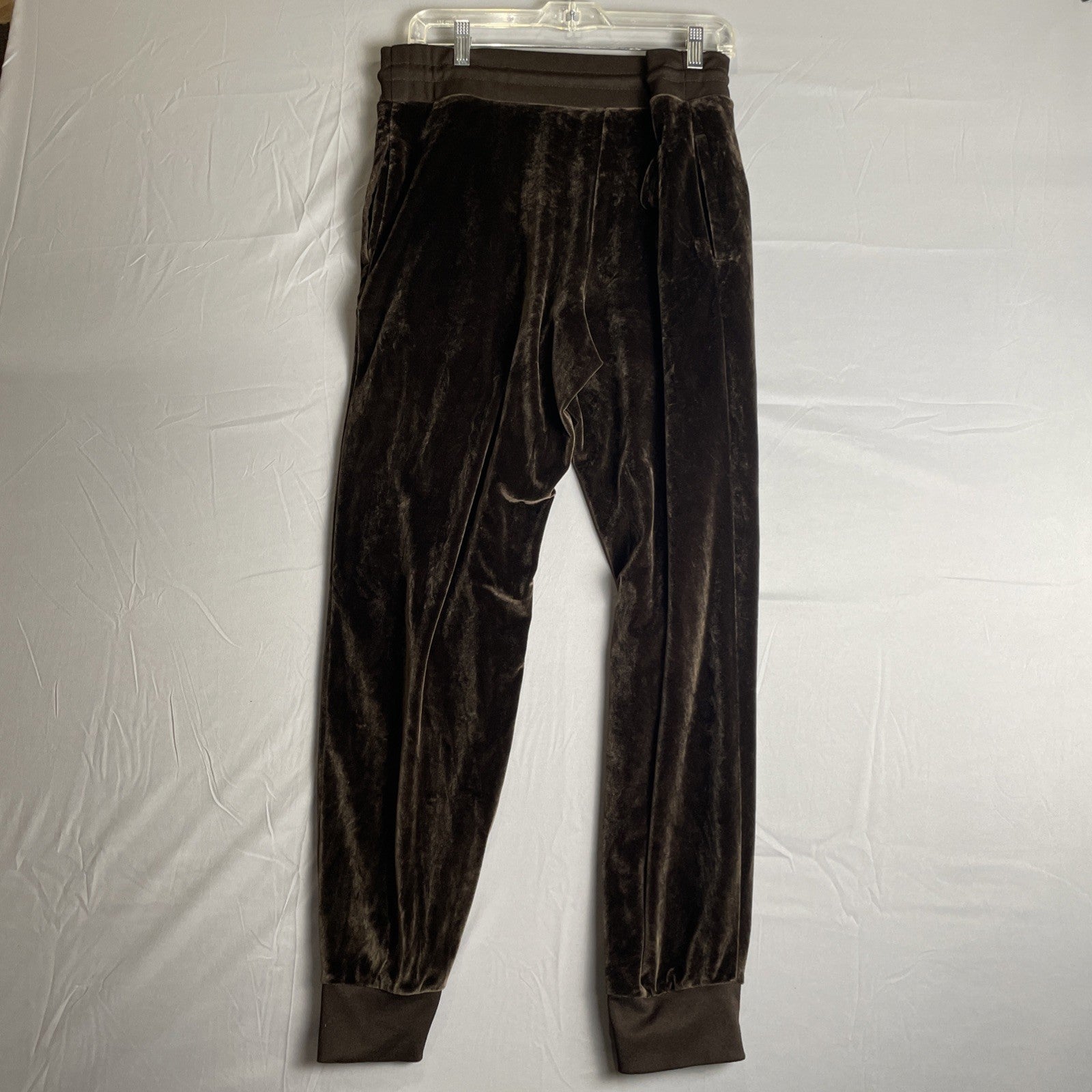 True Religion Men's Ultra-Soft Velour Logo Jogger Sweatpant NC3 Black Size XL