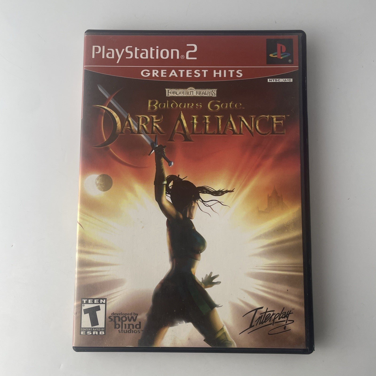 Baldur's Gate: Dark Alliance (PlayStation 2, 2005)  No Manual Greatest Hits