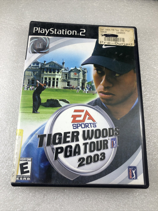 Tiger Woods PGA Tour 2003 for Playstation 2 PS2 Complete Fast Shipping