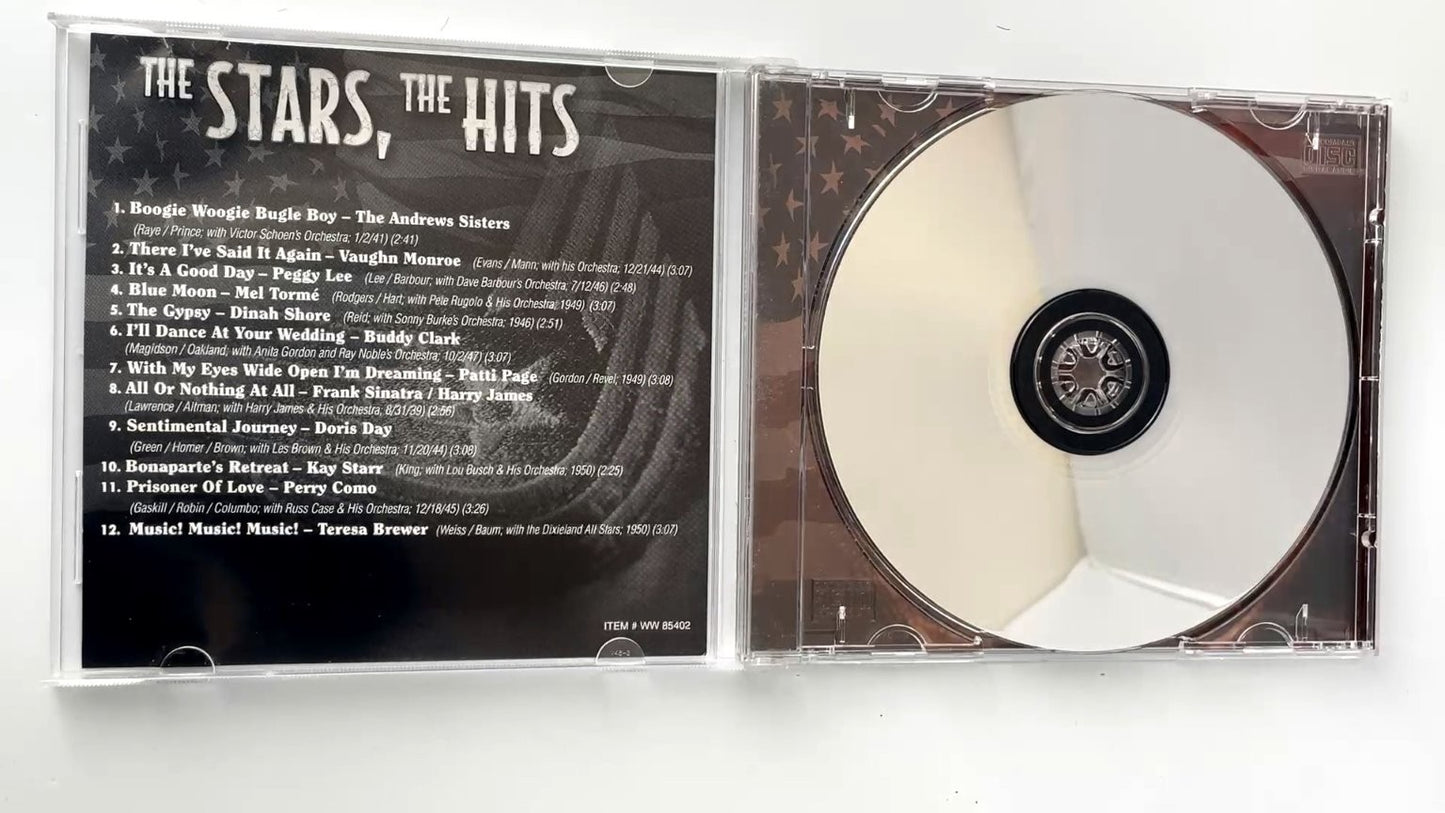 The Stars, The Hits CD 2001 Various Artists Classic Pop Jazz Direct Source