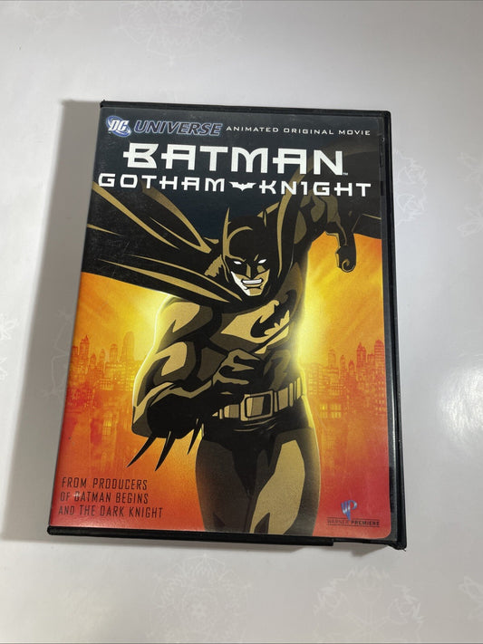 Batman - Gotham Knight (DVD, 2008, Standard Edition) Blockbuster Case! Rare