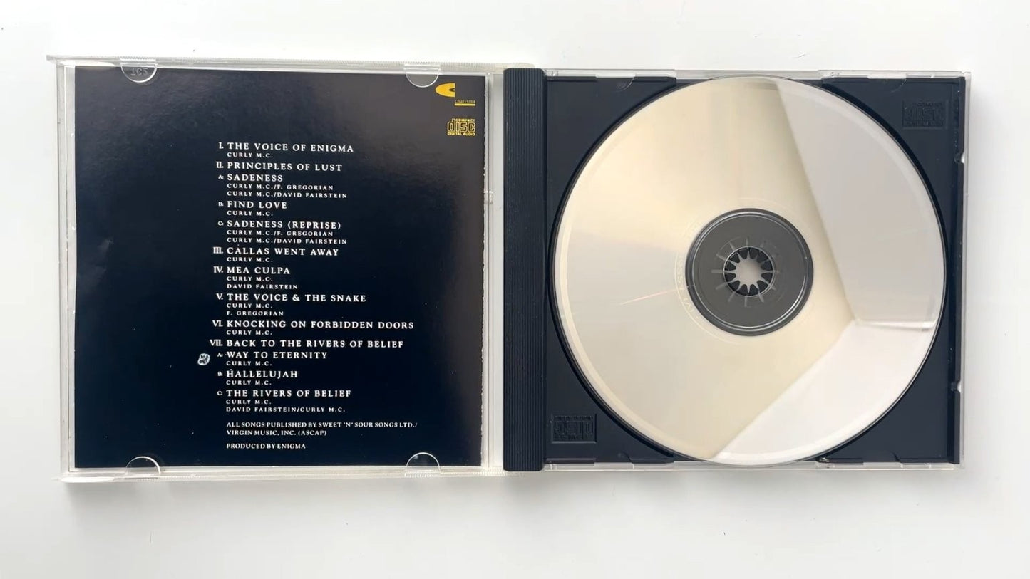 Enigma - MCMXC a.D. CD 1990 Debut New Age Charisma Virgin