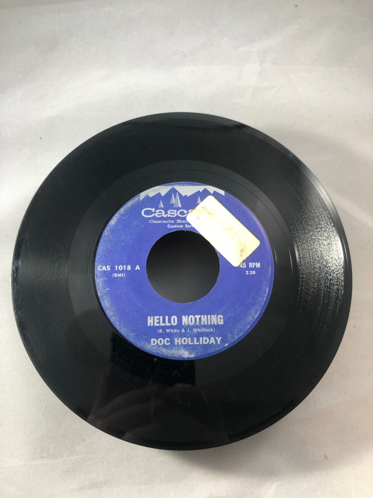 OLD COUNTRY 45 DOC HOLLIDAY  The Boy from Kentucky / Hello Nothing VG