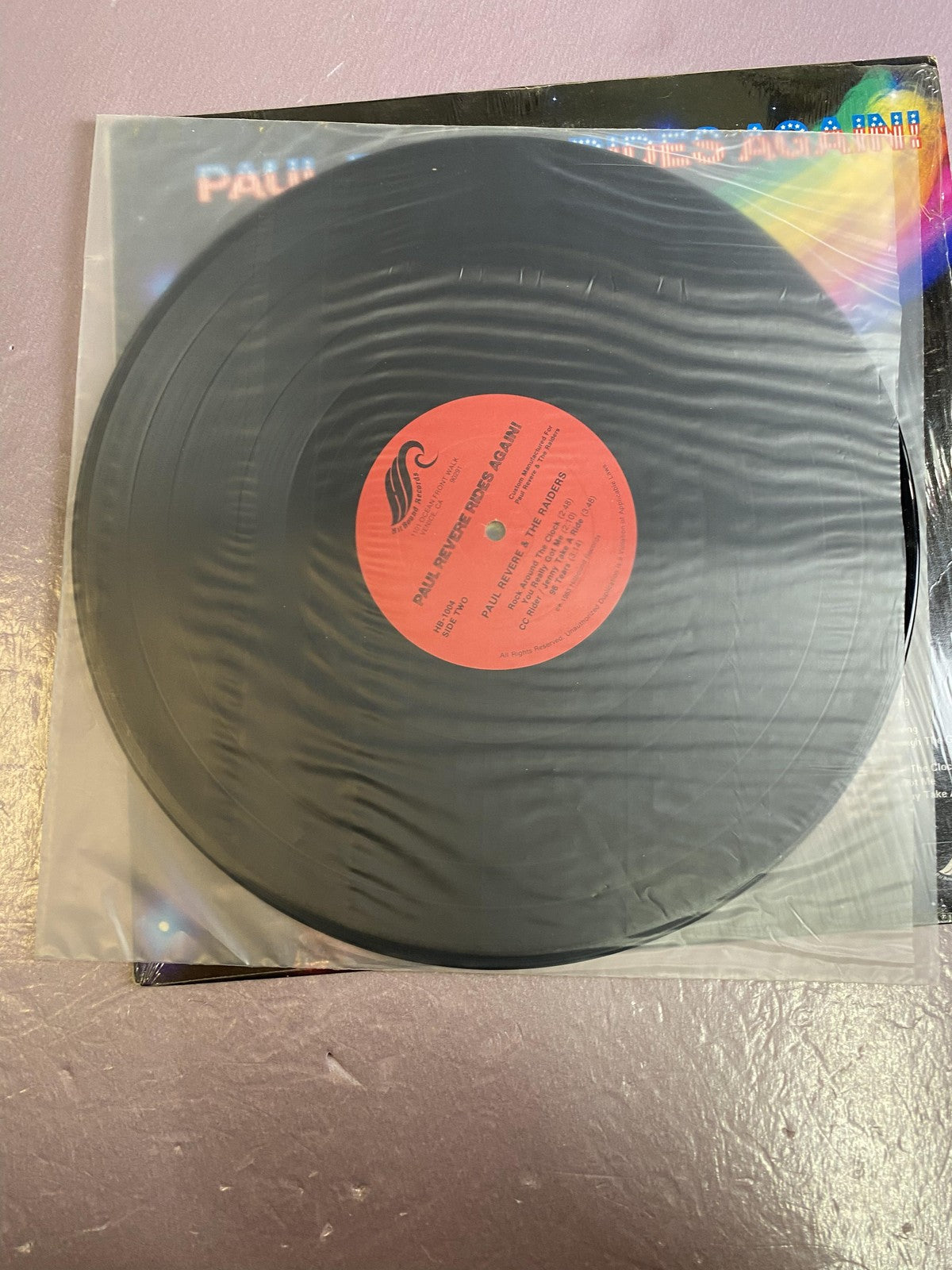 Vintage Paul Revere & The Raiders Paul Revere Rides Again Vinyl LP 1983 Hitbound