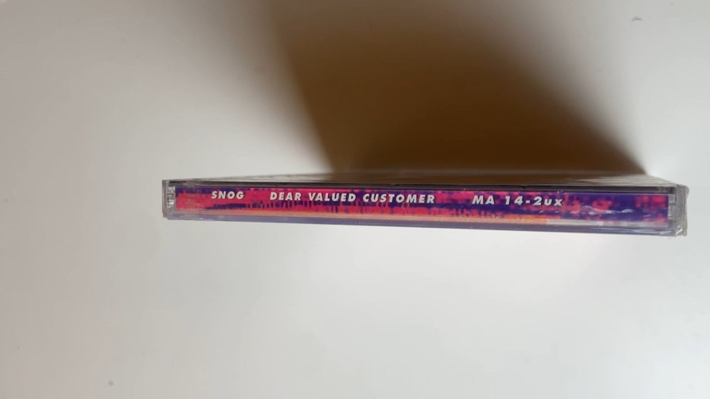 NEW SEALED RARE Snog - Dear Valued Customer CD 1995 Industrial Electronic