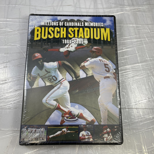 MILLIONS OF CARDINALS MEMORIES BUSCH STADIUM 60s-00s DVD Retro Clips STL Basebal