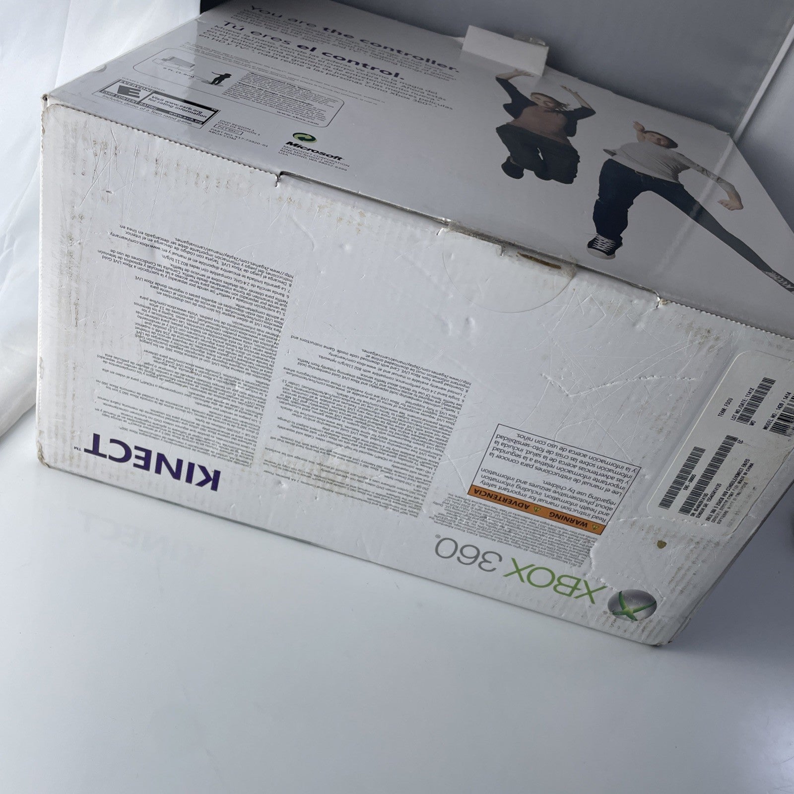 XBOX 360 Kinect System 250GB Bundle with Box, Console, Controller, Power, WORKS!