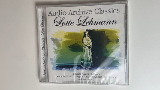 NEW! Lotte Lehmann Audio Archive Classics CD 1990s Opera Vocal Classic