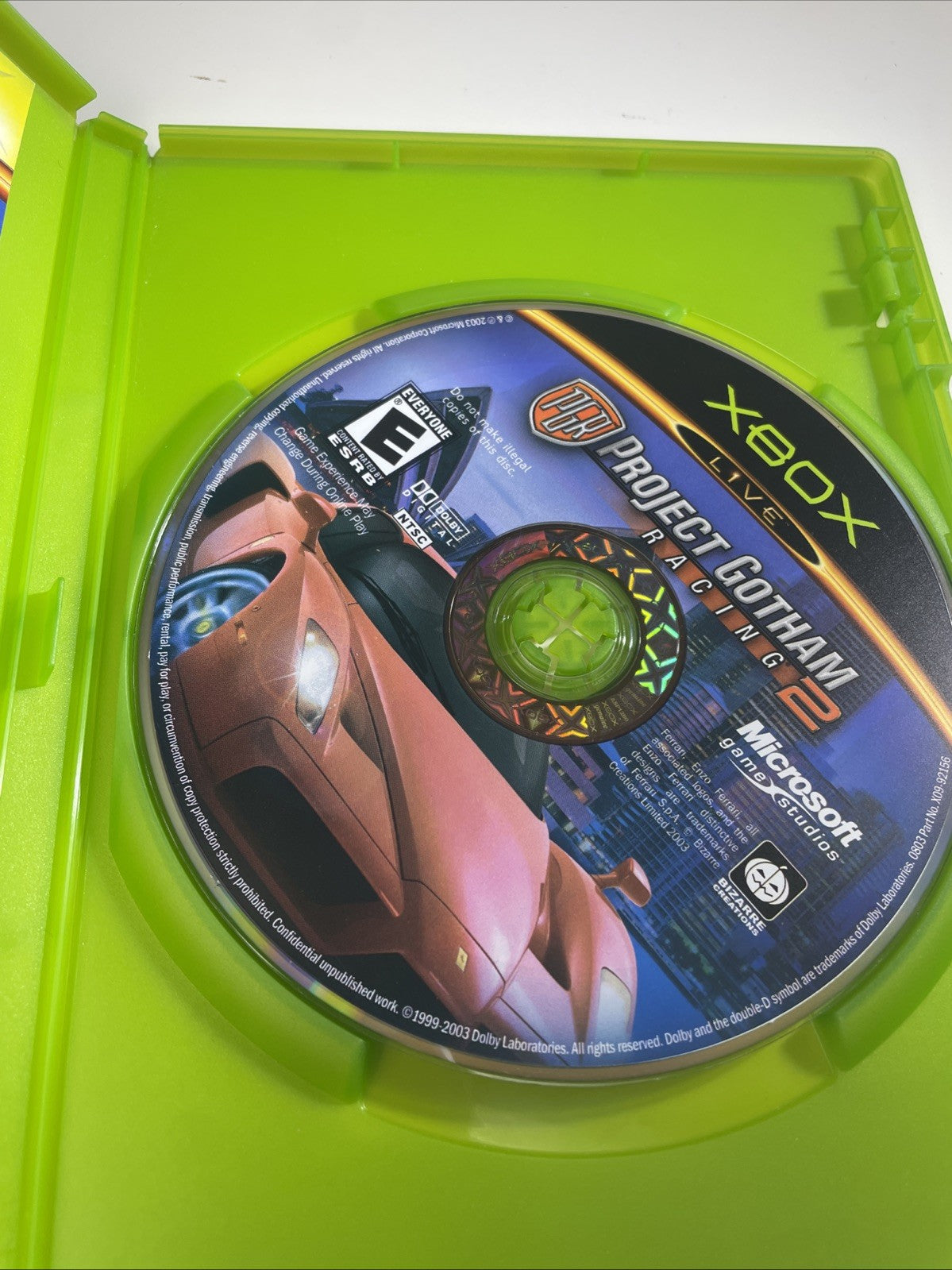 Project Gotham Racing 2 Microsoft Original Xbox Cib Nice Manual VG Read