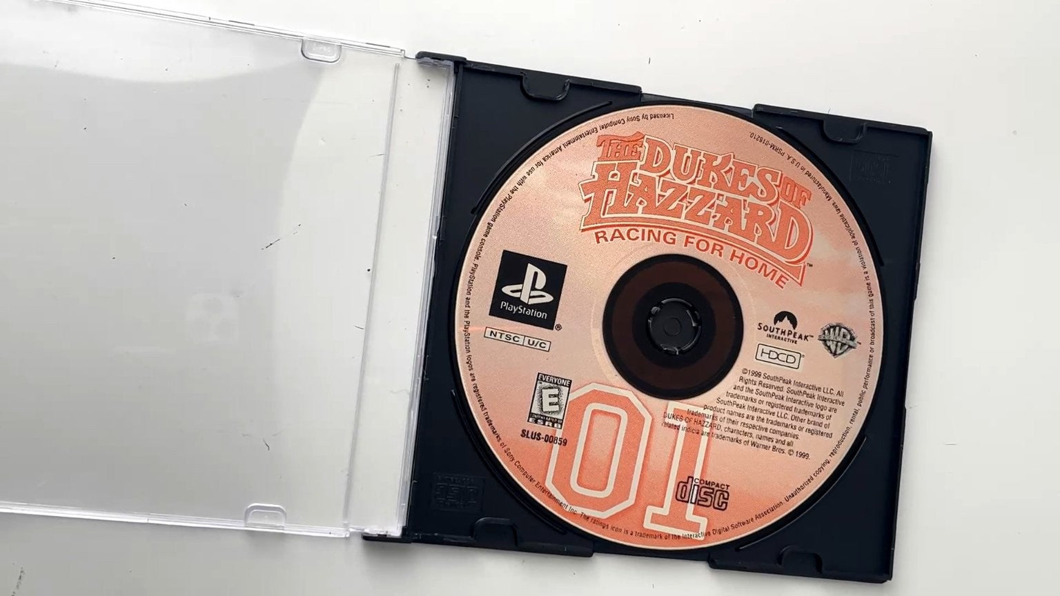 The Dukes of Hazzard Racing for Home PlayStation Video Game DISC ONLY PS1