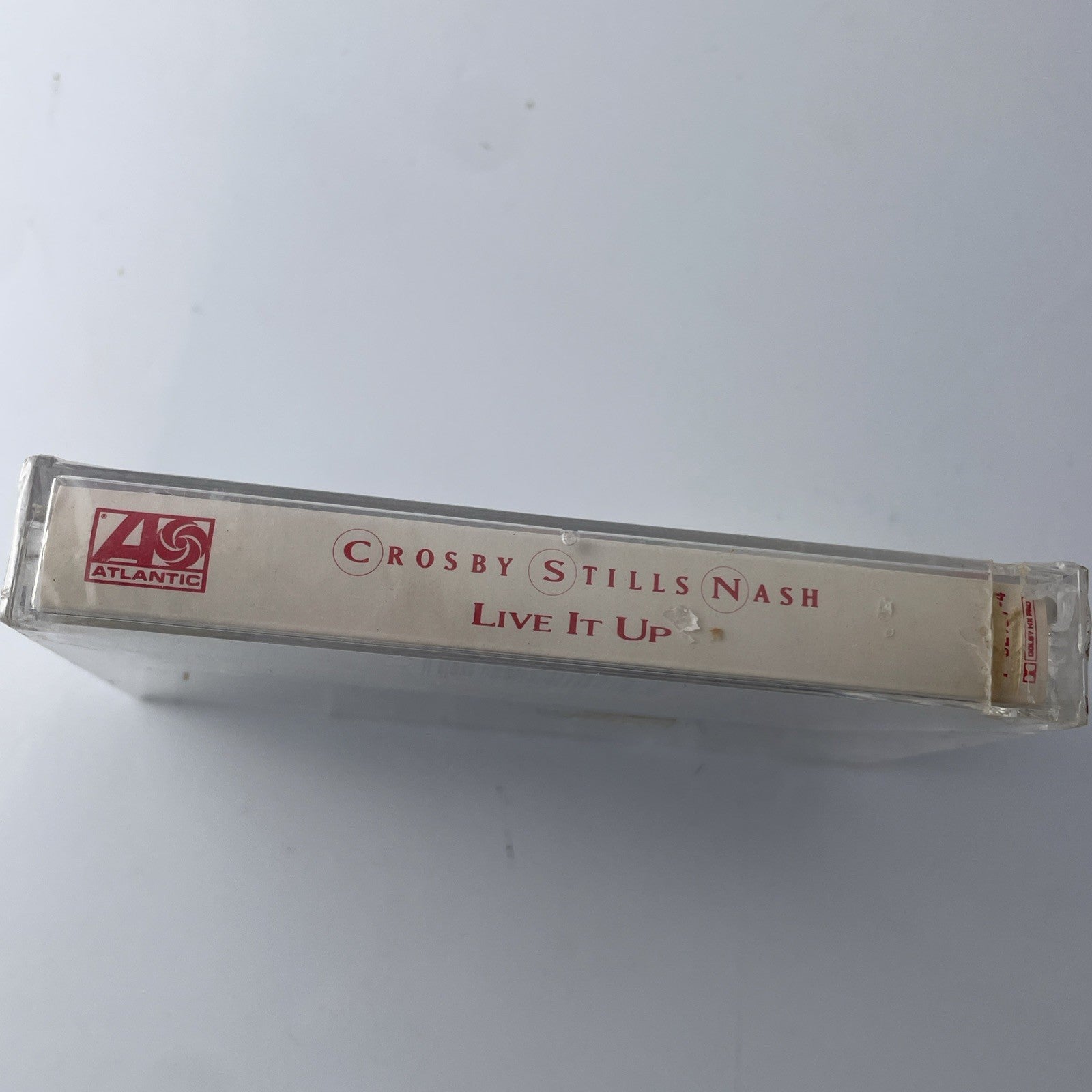 SEALED RARE OOP david Crosby stephen Stills graham Nash CASSETTE TAPE Live It Up
