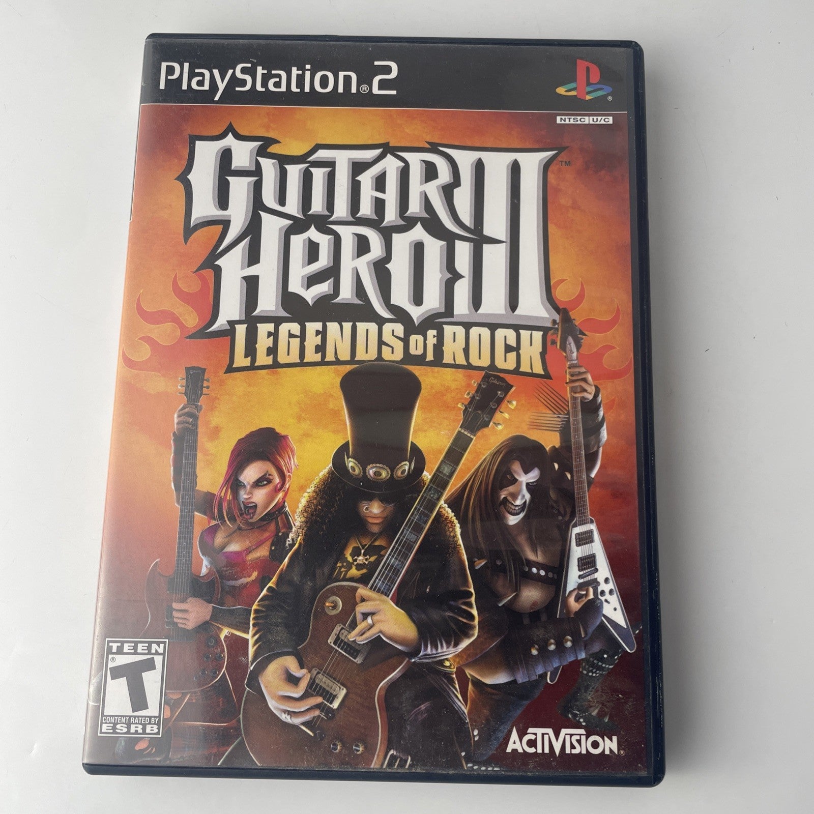 Guitar Hero lll 3: Legends of Rock Playstation 2 Game PS2 Activision Complete
