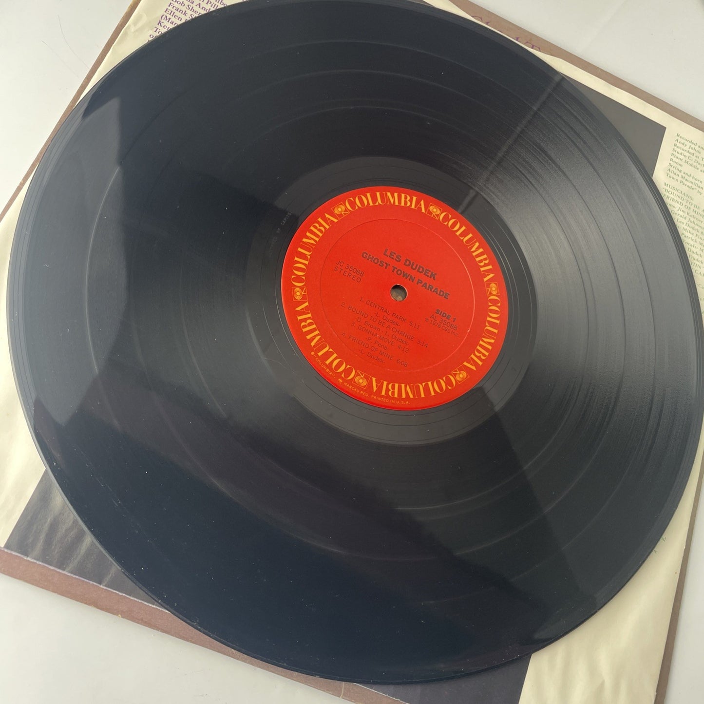[ROCK/POP]~EXC LP~LES DUDEK~Ghost Town Parade~[Original 1978~CBS~Issue]