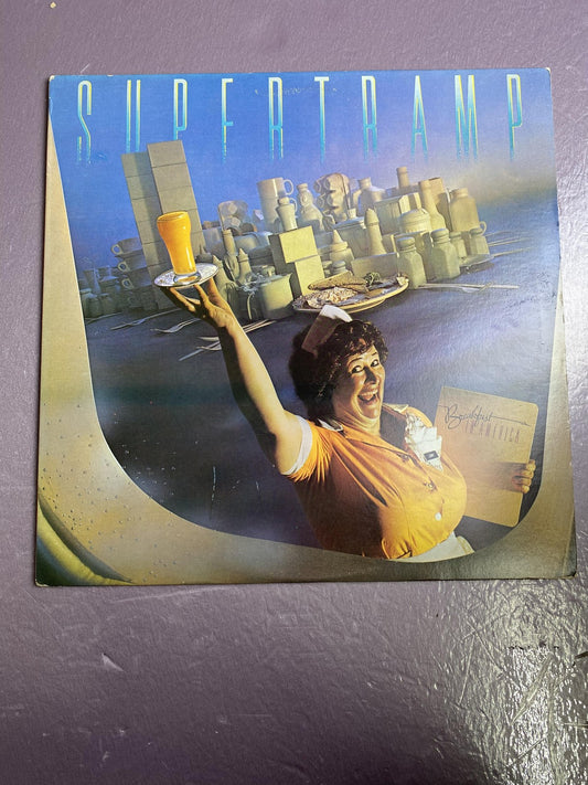 Vintage Supertramp Breakfast In America Black Vinyl LP 1979 AFM Prog Pop Rock