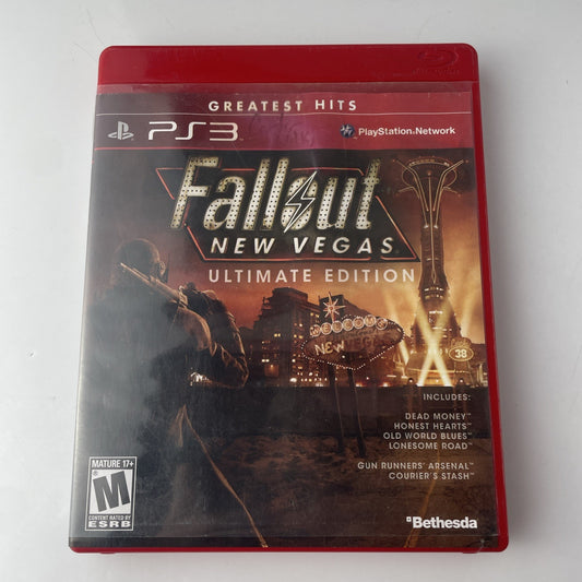 Sony PlayStation 3 PS3 CIB COMPLETE TESTED Fallout New Vegas Ultimate Edition GH