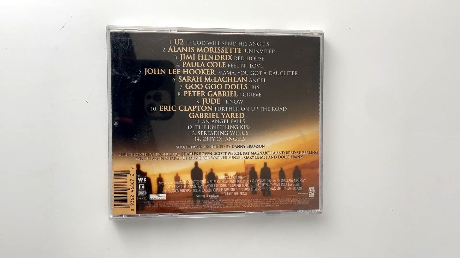 City of Angels Soundtrack CD 1998 Warner Sunset Reprise Rock Pop